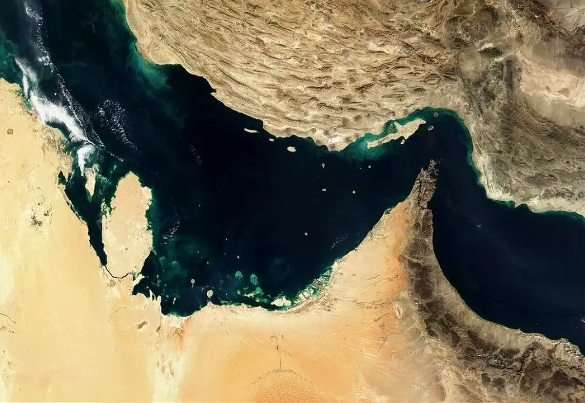 عبارت مجعول به جای خلیج فارس در وبگاه وزارت دفاع آمریکا