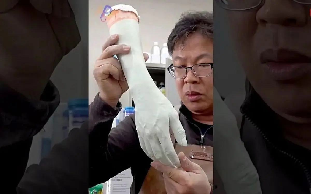 (ویدئو) تا به حال فرآیند ساخت دست مصنوعی نزدیک به طبیعی را دیده بودید؟