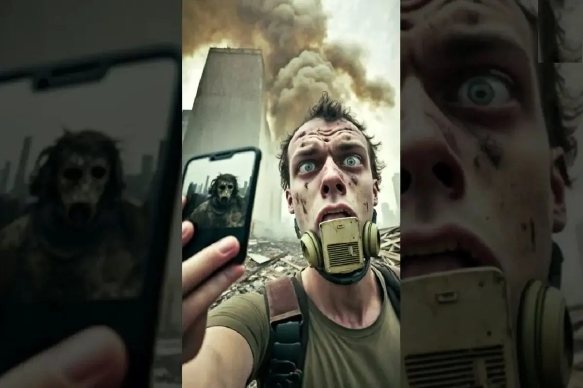 (ویدئو) سلفی آخرین انسان‌های روی زمین از دید هوش مصنوعی