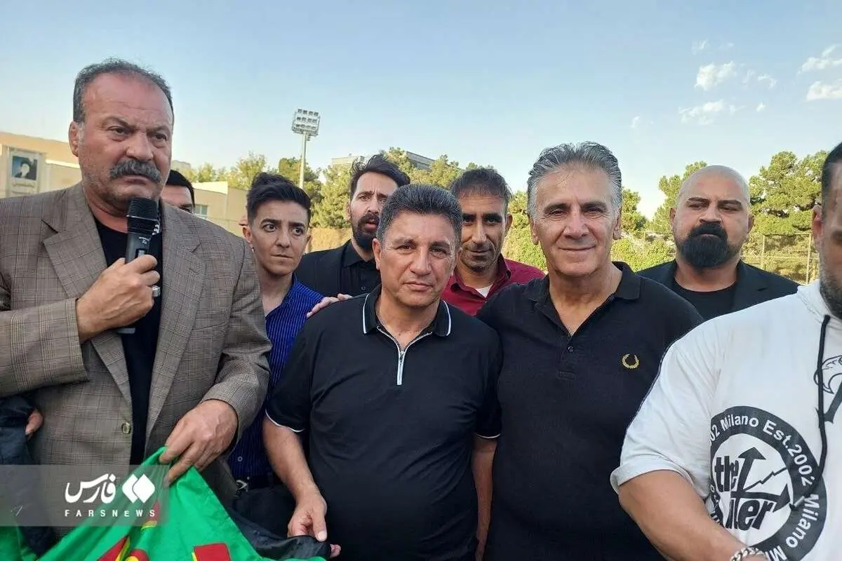 (تصویر) حضور قلعهنویی کنار بدل کیروش در مراسم خیریه