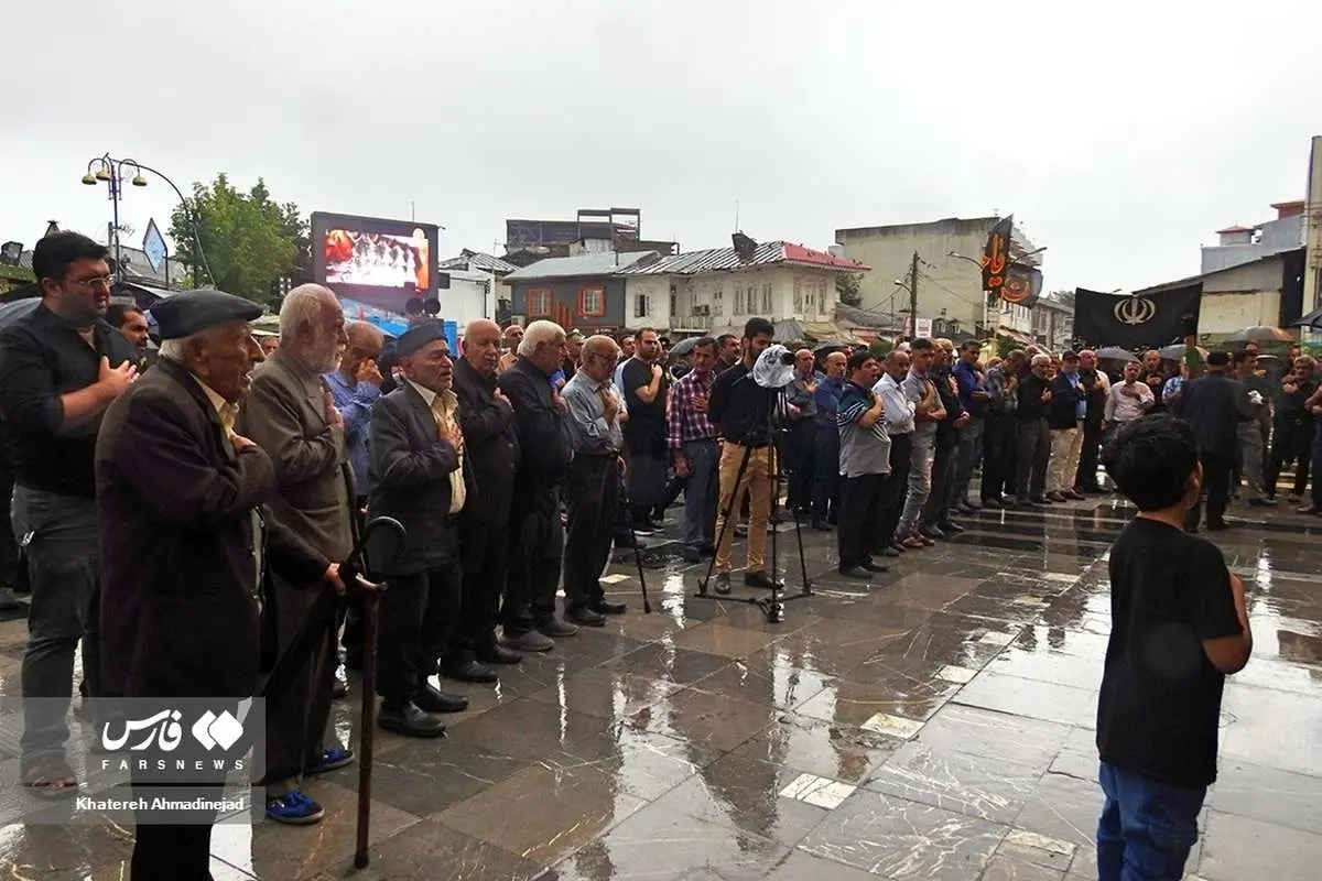 (تصاویر) استقبال از محرم زیر باران