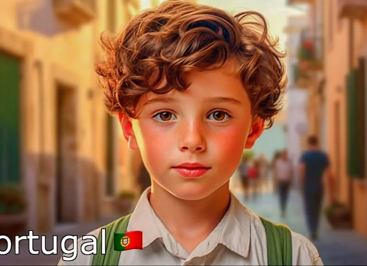 (ویدئو) تصویرسازی هوش مصنوعی از پسران کشورهای مختلف جهان