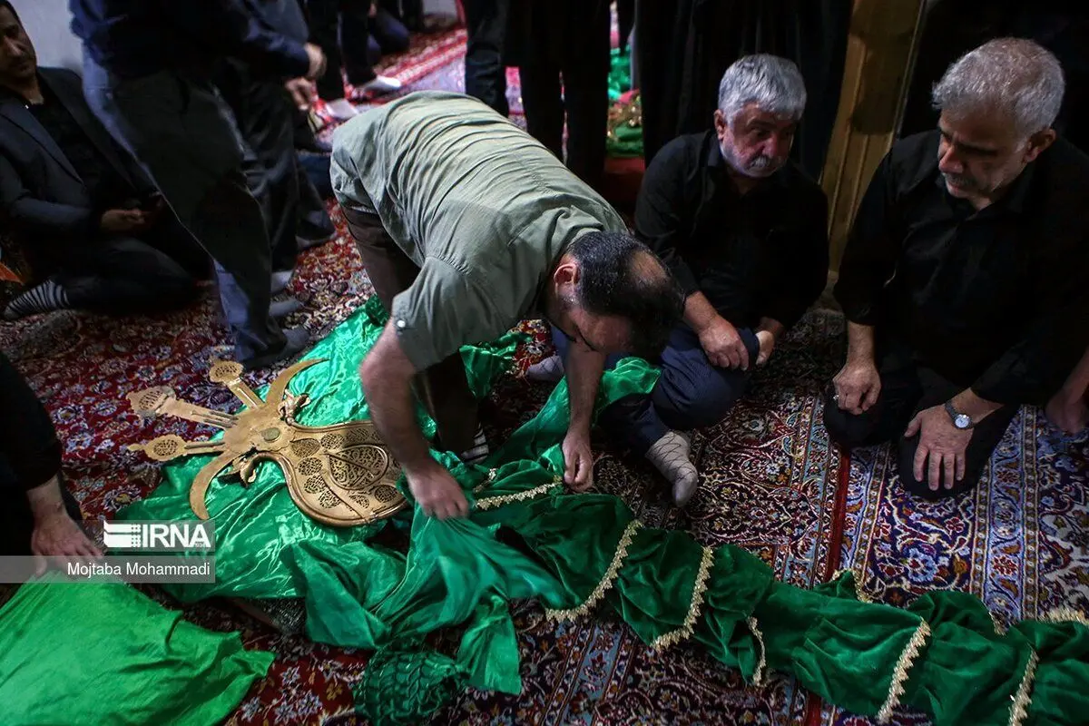 (تصاویر) آیین علم بندی در ماسوله