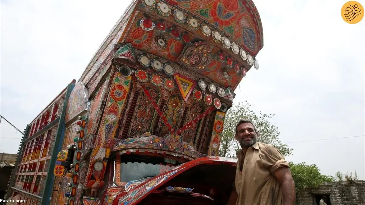 (تصاویر) هنر «نقاشی کامیون» در پاکستان