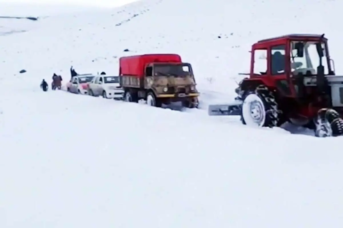 (ویدئو) بارش شدید برف در آرژانتین