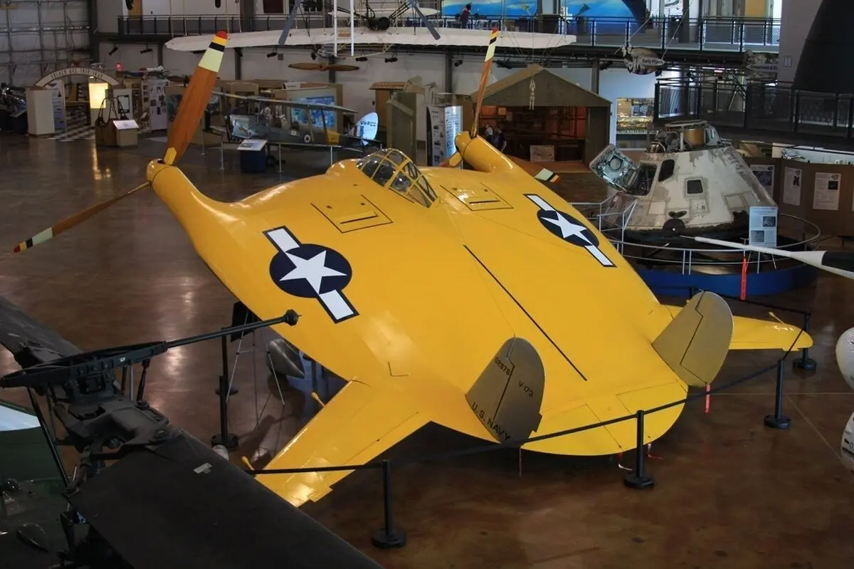 (تصاویر) پنکیک پرنده؛ هواپیمای عجیب آمریکا در جنگ جهانی دوم