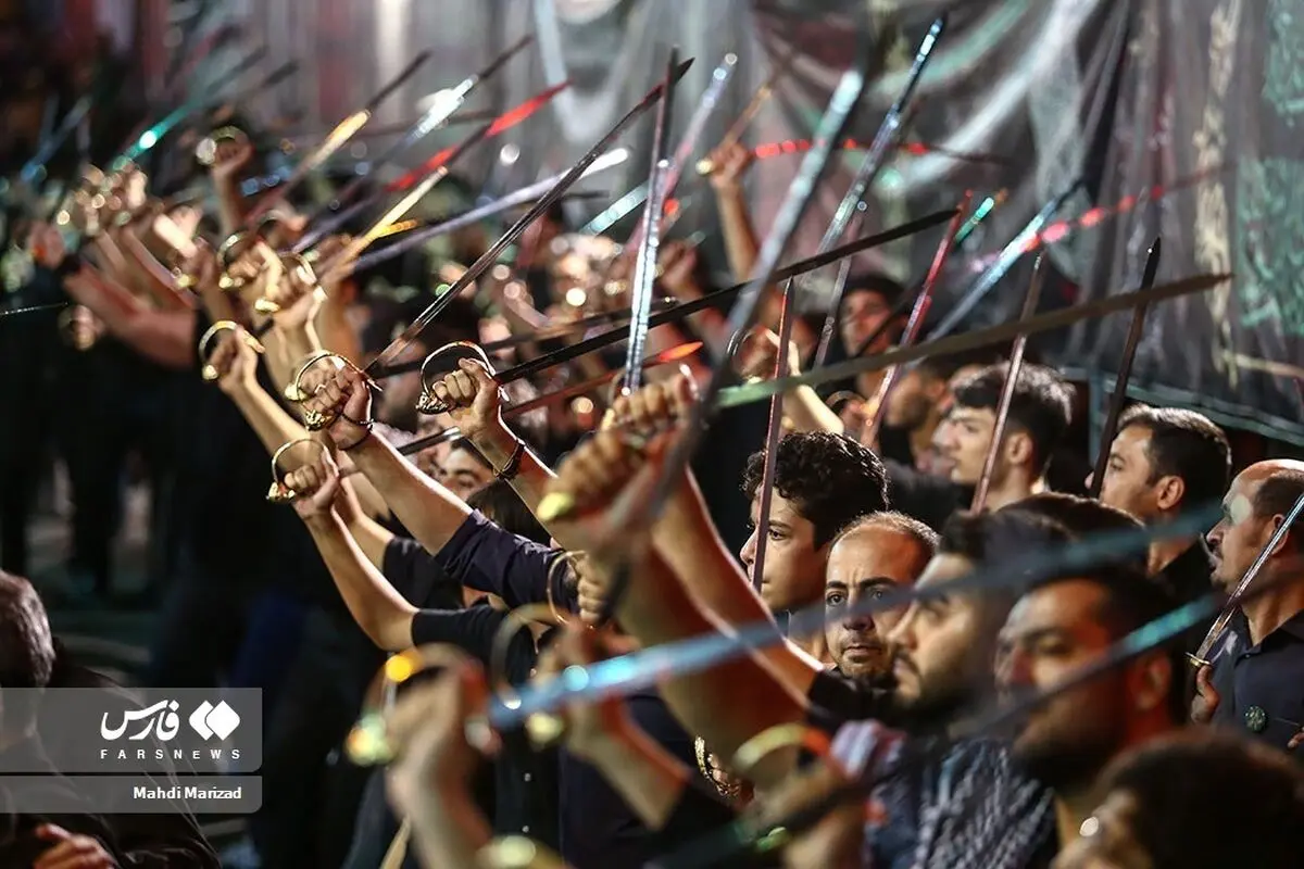 (تصاویر) مراسم عزاداری شاه‌حسین گویان