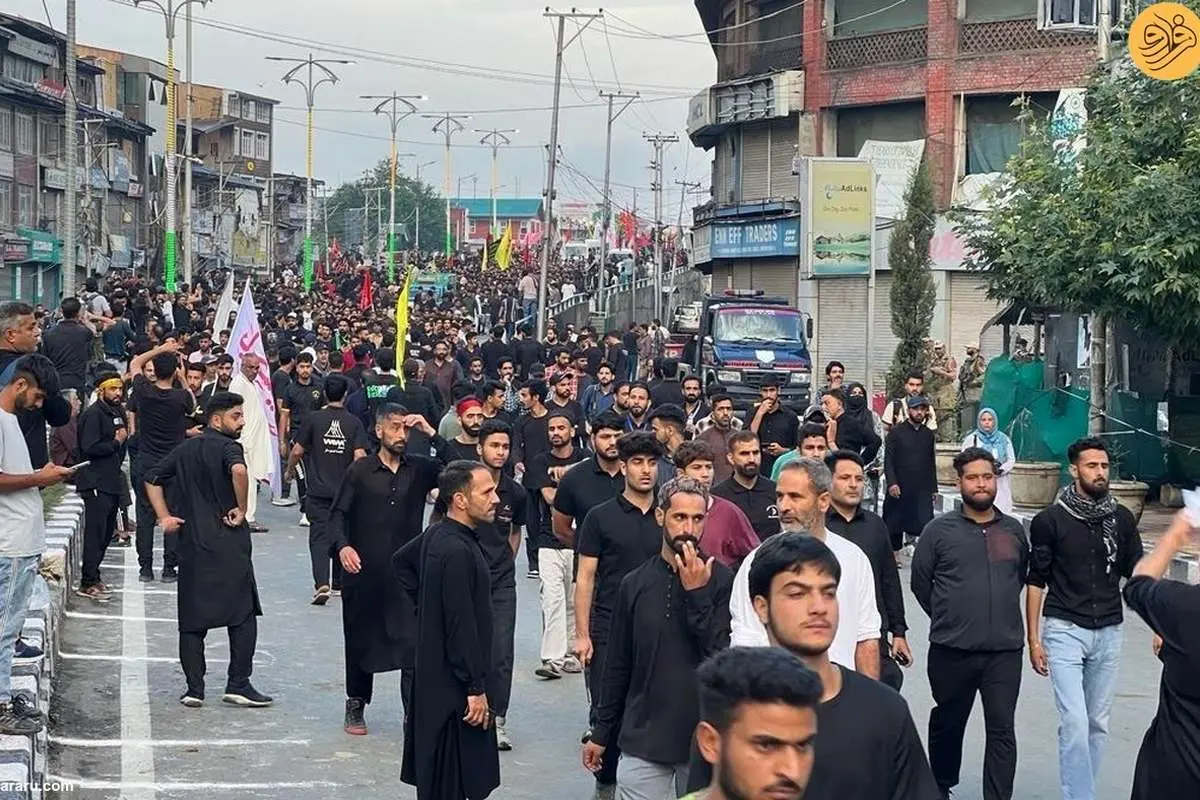 (ویدئو) اتفاق تاریخی در کشمیر؛ لغو ممنوعیت حرکت دستههای عزاداری