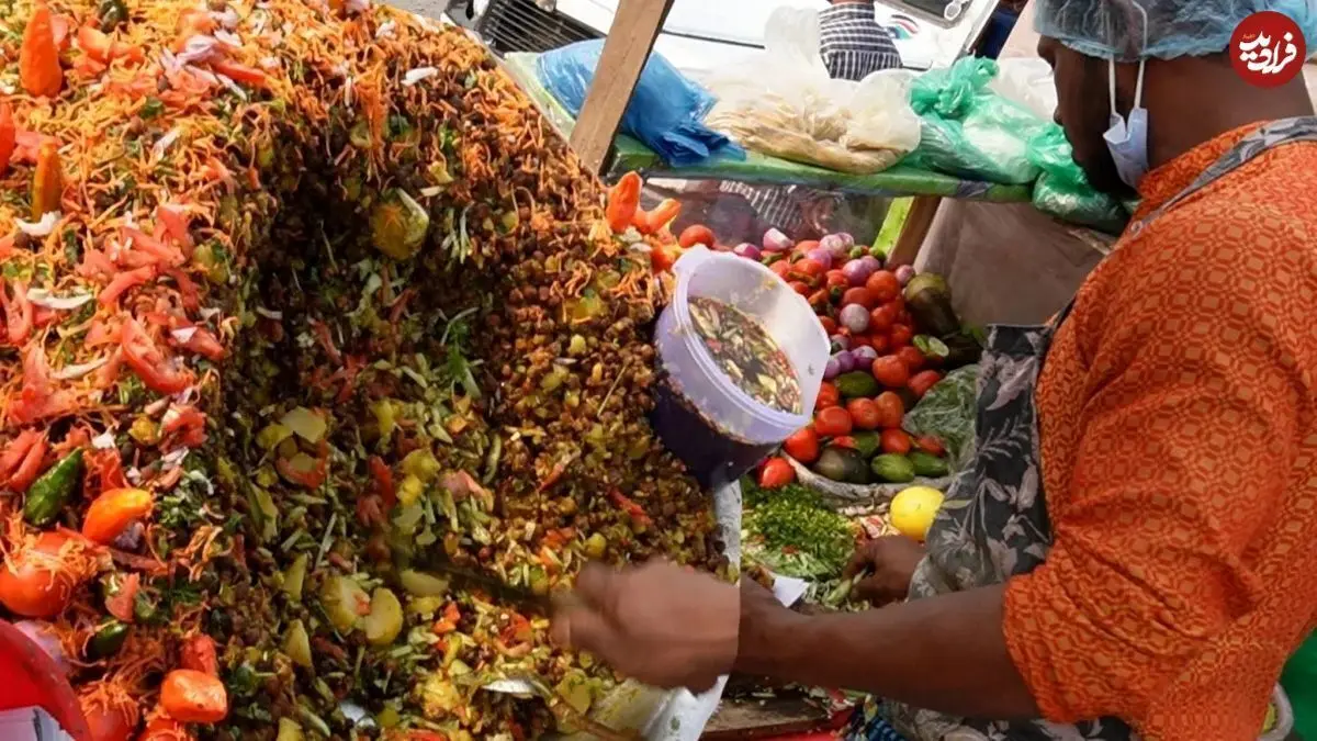 (ویدئو) غذای خیابانی؛ چانا چات ماسالا مشهورترین غذا در خیابان‌های بنگلادش