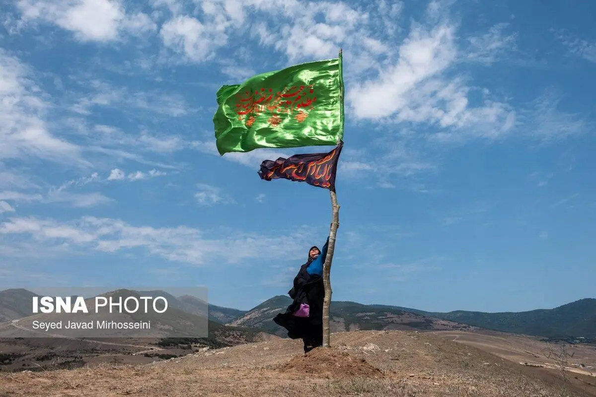 (تصاویر) عزاداری در مسیری سخت
