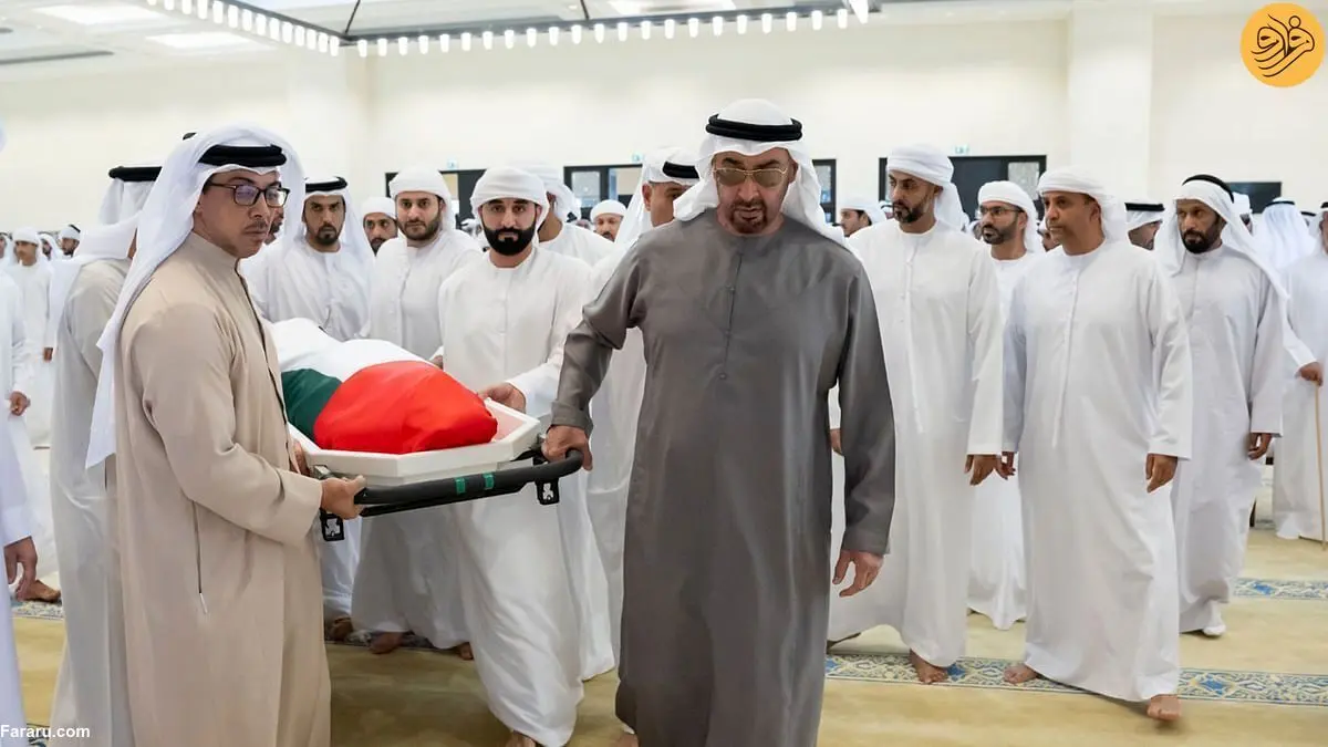 (ویدئو) تشییع پیکر برادر رئیس امارات