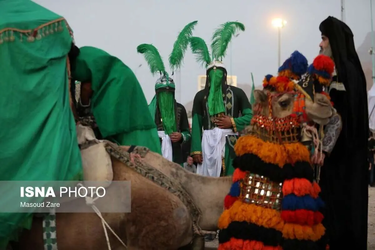 (تصاویر) حرکت نمادین کاروان امام حسین(ع) از مکه به سوی کربلا