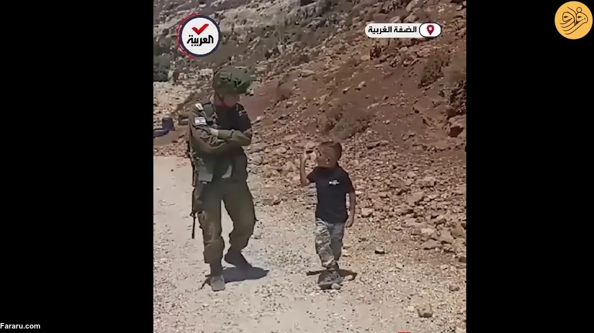(ویدئو) کودک فلسطینی به سرباز اسرائیلی: این سرزمین من است، بفهم!