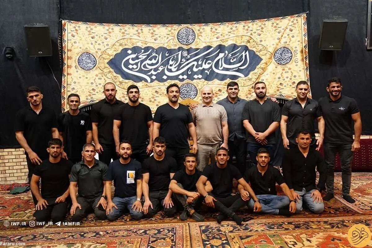 (عکس) حسن یزدانی در مراسم عزاداری ماه محرم