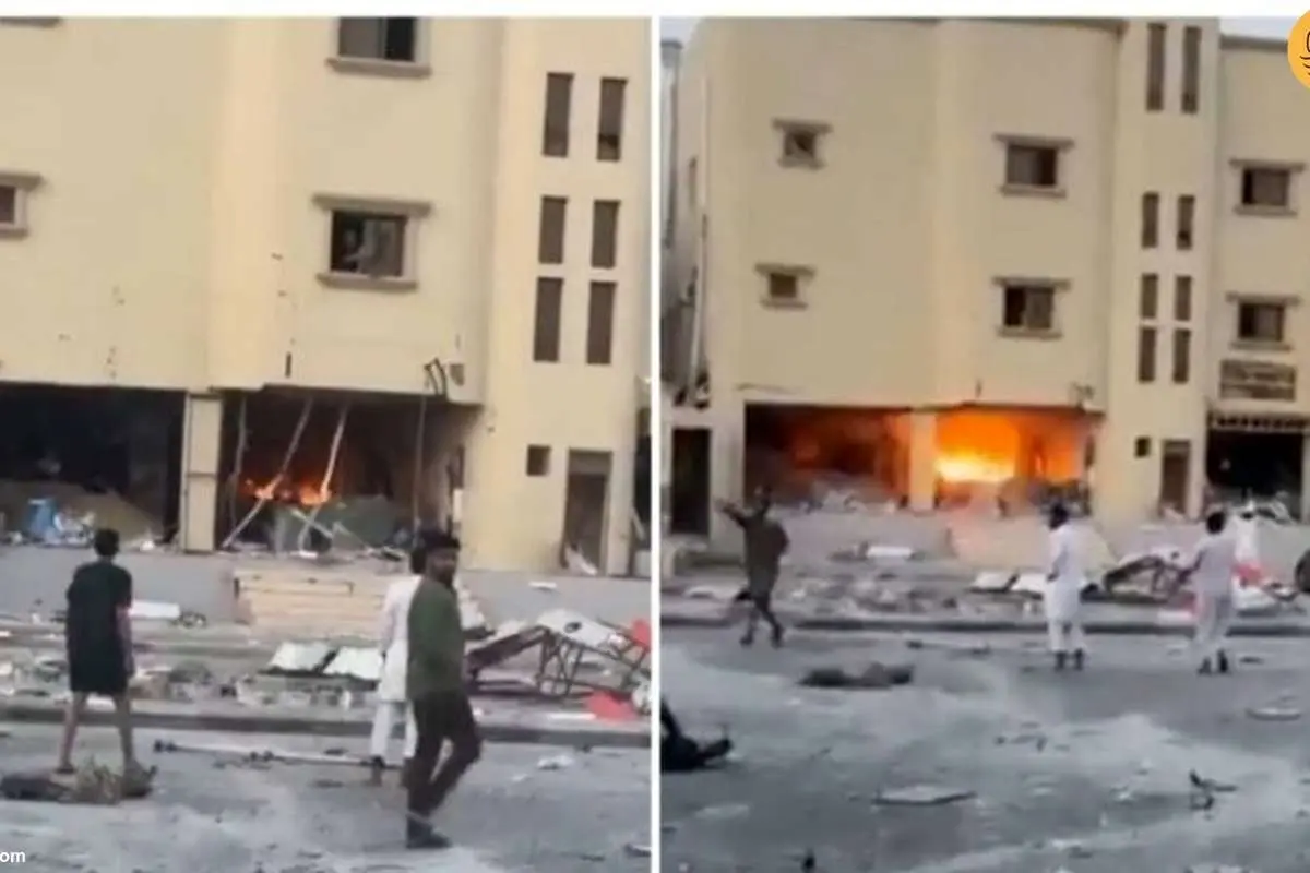 (ویدئو) وقوع انفجار در شهر الاحساء عربستان