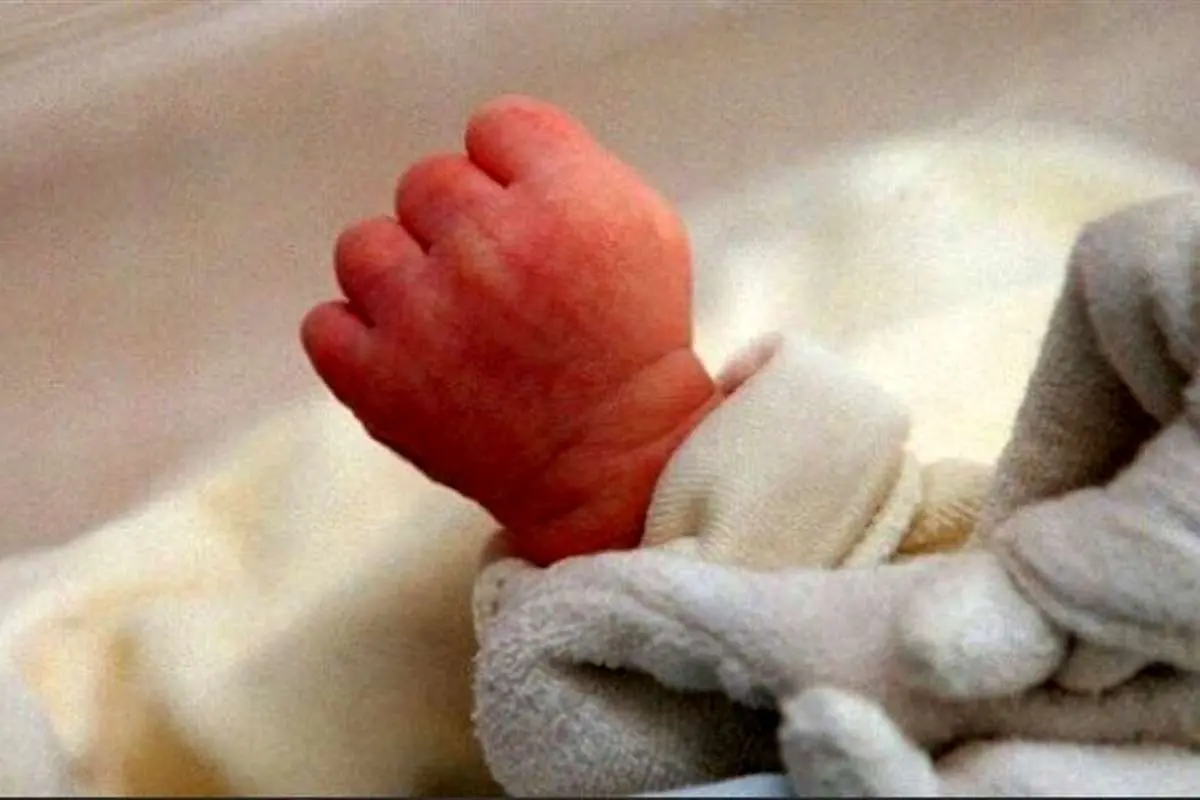 (عکس) نجات نوزاد رها شده در زباله توسط یک سگ