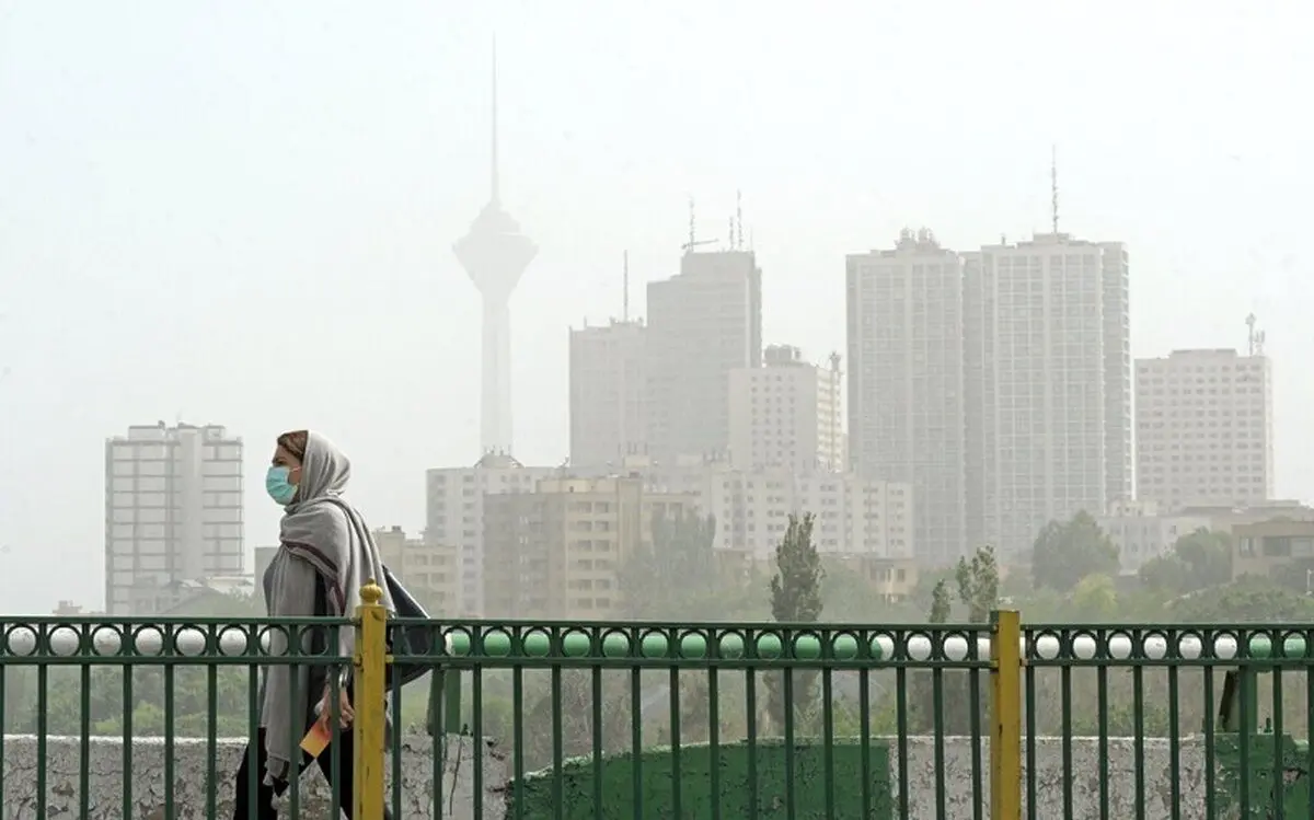 کیفیت هوای تهران برای گروه‌های حساس «ناسالم» است