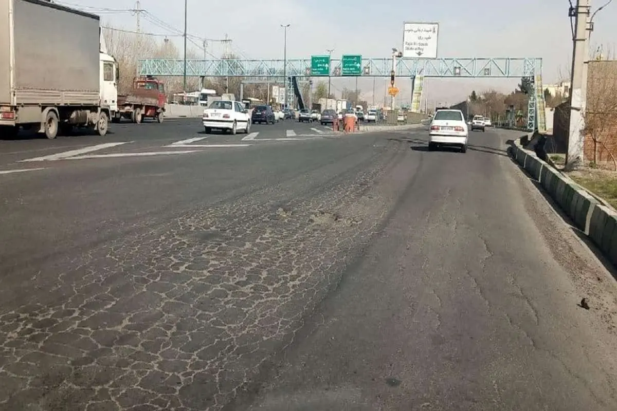 هشدار به تهرانی ها: مراقب این بزرگراه باشید نشست عمیق در لاین تندرو