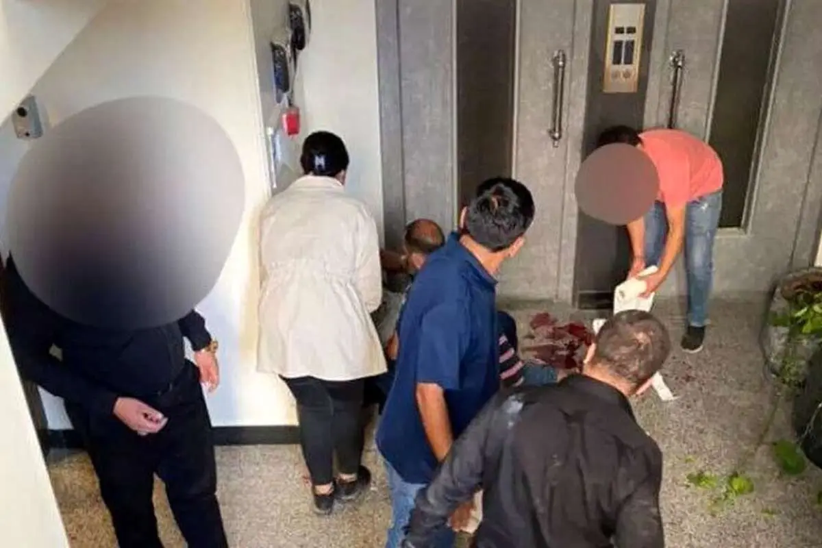 (ویدئو) تصاویر تکاندهنده از حمله اراذل و اوباش به ساختمانی در جردن تهران