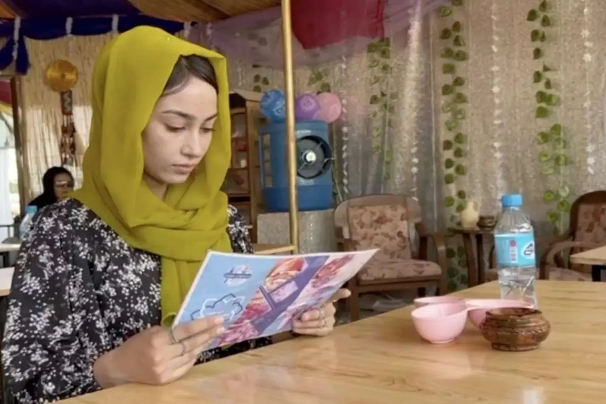 (ویدئو) افتتاح رستوران ویژه زنان در کابل