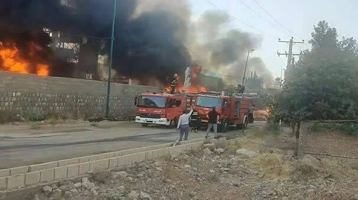 جزییات آتش‌سوزی بزرگ در شرکت پترو پالایش گهر دورود