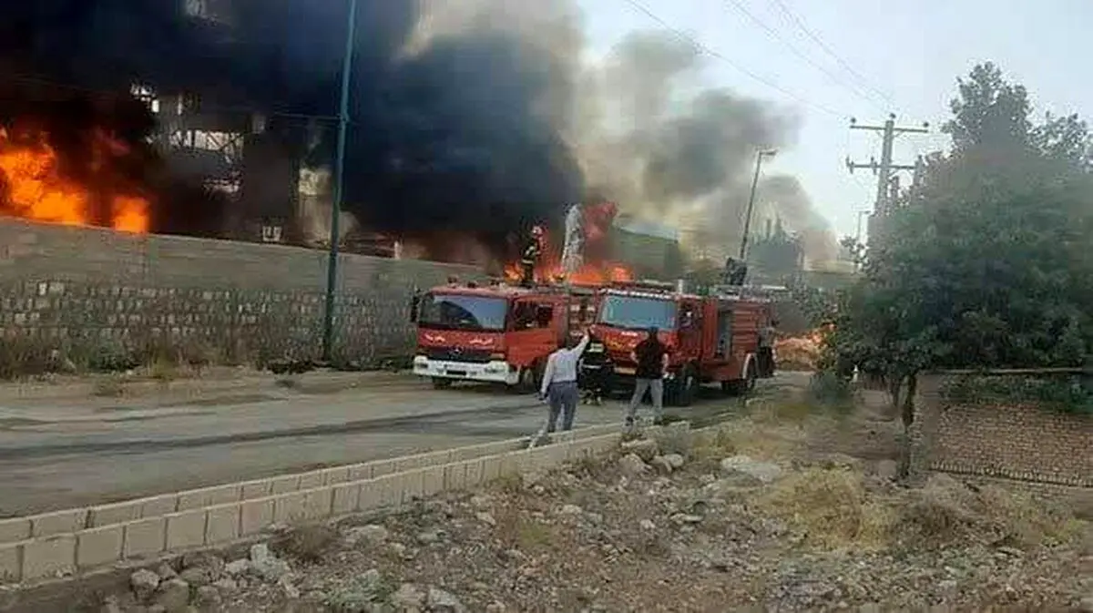 جزییات آتش‌سوزی بزرگ در شرکت پترو پالایش گهر دورود