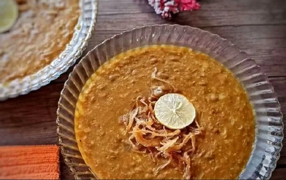 حلیم عدس، غذایی مقوی و و لذیذ مناسب وعده شام