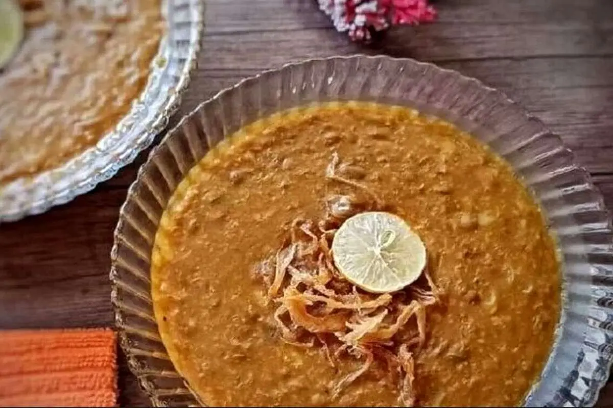 حلیم عدس، غذایی مقوی و و لذیذ مناسب وعده شام