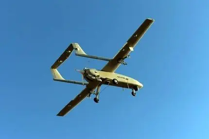 لحظه انهدام پهپاد روس توسط جنگنده اف-۱۶