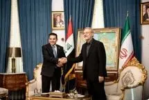 دیدار مشاور امنیت ملی عراق با لاریجانی در تهران