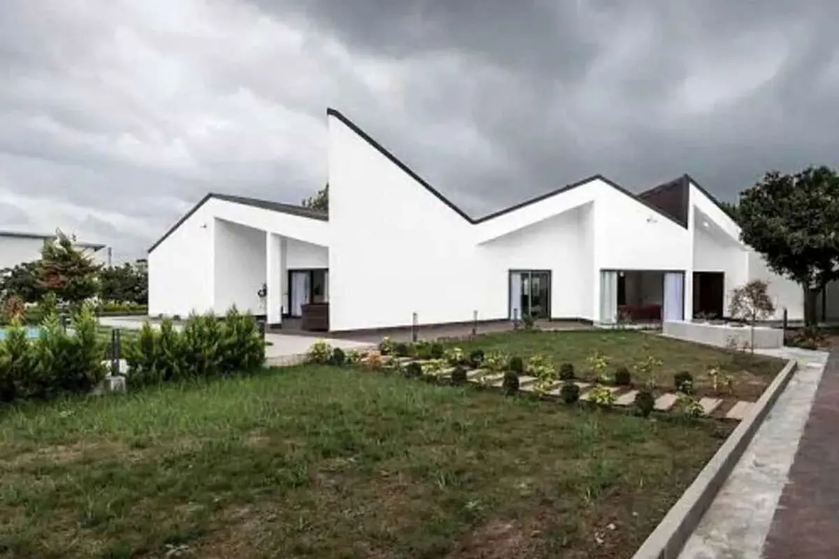 معماری ویلای شکسته در آمل 