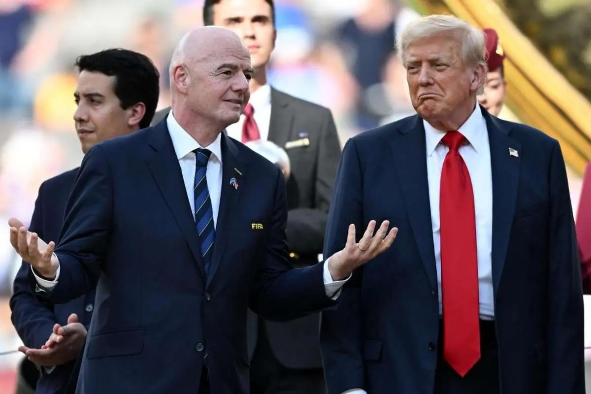 چالش تلویزیون با حضور جنجالی ترامپ در مراسم قرعه‌کشی جام جهانی!