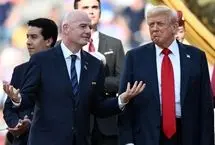 چالش تلویزیون با حضور جنجالی ترامپ در مراسم قرعه‌کشی جام جهانی!