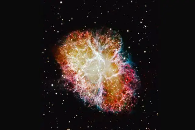 رشته‌های آشفته سحابی خرچنگ در عکس روز ناسا