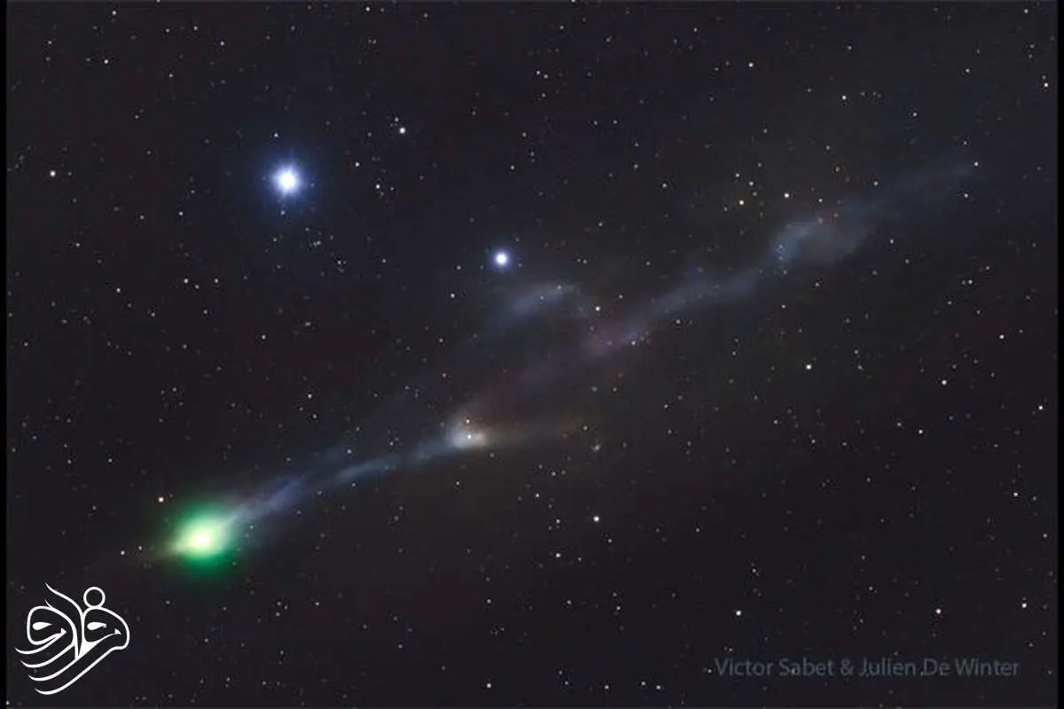 تصویر شگفت‌انگیز ناسا: عبور یک دنباله‌دار میان‌ستاره‌ای