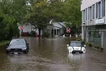  خیابان‌های وست‌پورت آمریکا زیر آب رفت
