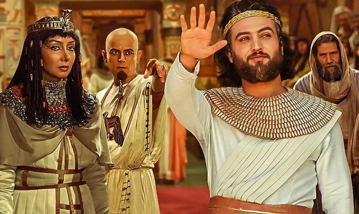 پشت صحنه لحظه ورود یوسف به مهمانی و زنانی که دست خود را با چاقو می‌برند! 
