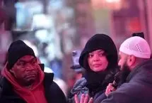 مسلمان شدن دو آمریکایی در مراسم افطار میدان تایمز