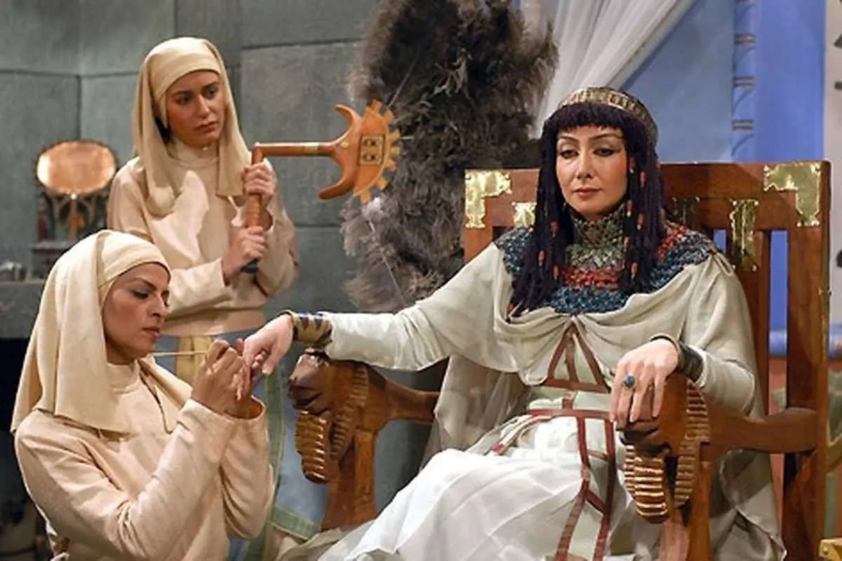 «زلیخا» سریال یوسف پیامبر در کنار ژاله علو؛ دهه 90