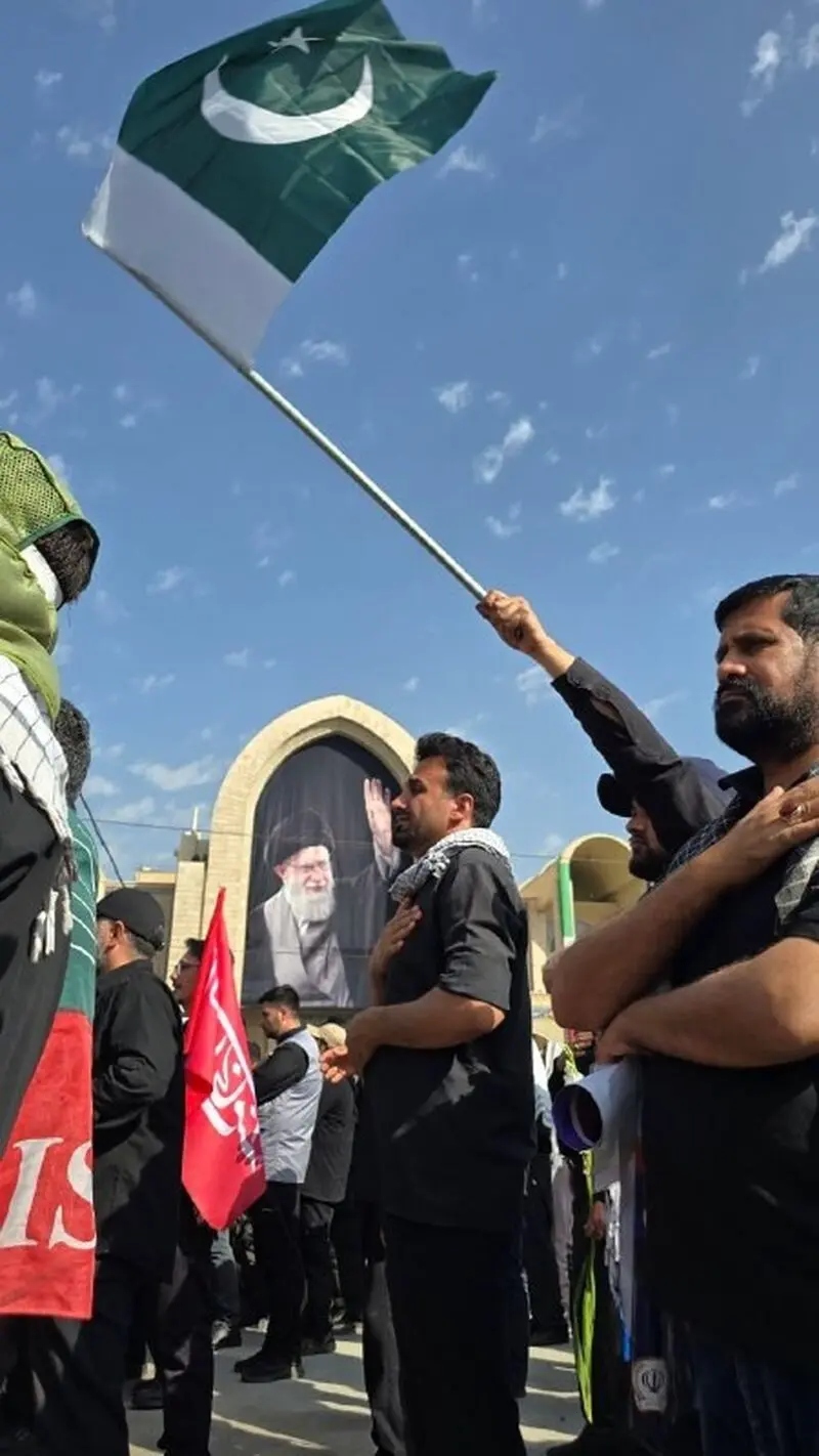 پاکستانی ها در مراسم وداع