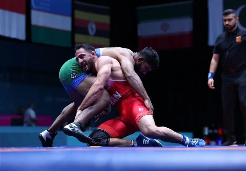 ببینید؛ قهرمانی و مدال طلای آذرپیرا در وزن 97 / همبستگی کشورهای اسلامی