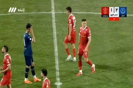 ببینید؛ گل اول پرسپولیس به گل گهر با شوت سهمگین سرگیف دقیقه 8+45