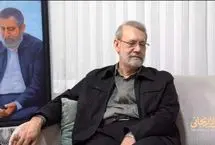 حضور لاریجانی در منزل شهید حاج رمضان 