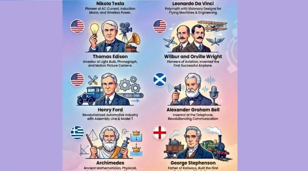 ۱۰ مهندس نابغه که جهان را دگرگون کردند