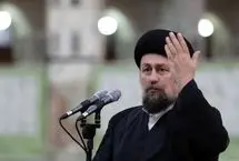 عکسی از شوخی سیدحسن خمینی با یک نوجوان در حرم امام (ره)