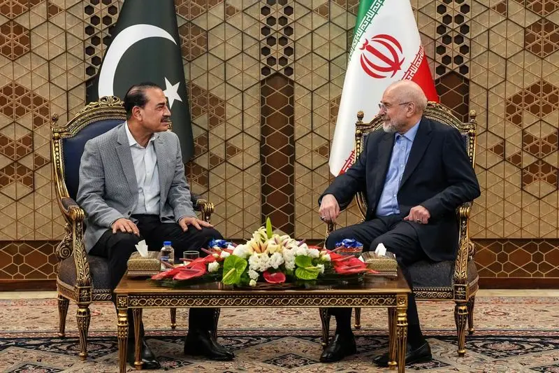 محمدباقر قالیباف و عاصم منیر