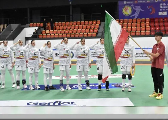 ایران ۷۷ - قرقیزستان ۱۲؛ برد پرگل دختران هندبال ایران در آسیا

