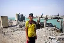 تصاویر؛ خسارات حمله آمریکا به آب‌شیرین‌کن بونجی جاسک