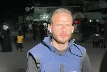 ببینید؛ اعتصاب غذای خبرنگار فلسطینی با آب و نمک