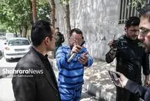 تصاویر؛ بازسازی صحنه قتل در خیابان خواجه ربیع مشهد